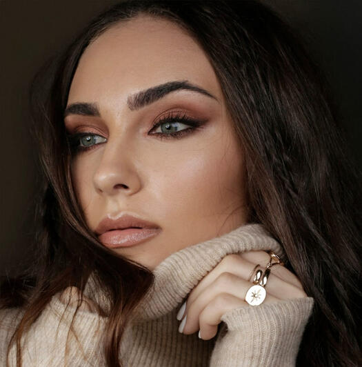 Bronze Smokey-Eye